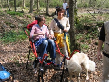 Journée à Solwaster en 2005 Randonnée sportive avec joëlettes, Solwaster 2005