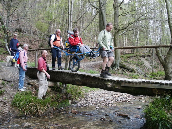 Journée à Solwaster en 2005 Randonnée sportive avec joëlettes, Solwaster 2005