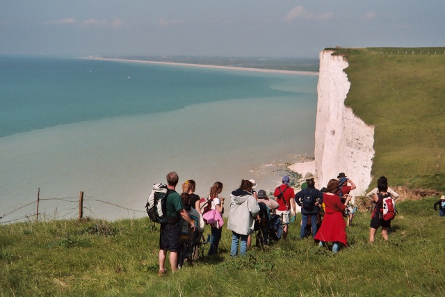 Séjour en Baie de Somme en 2005 Randonnée avec joëlettes en Baie de Somme, 2005