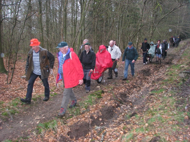 Randonnée sportive avec joëlettes, le Ninglinspo, 2011