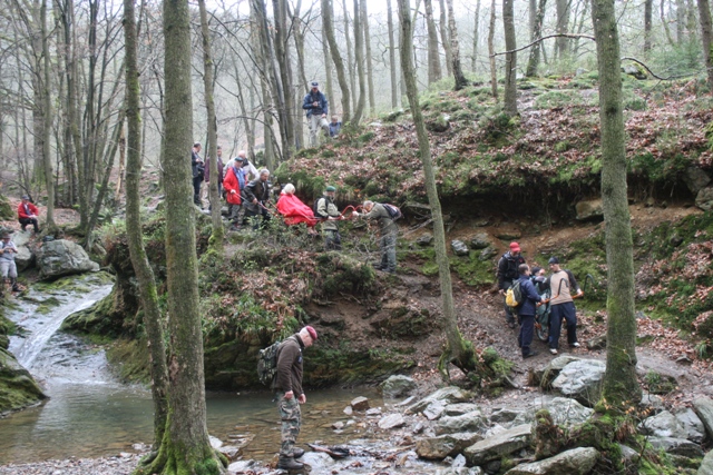 Randonnée sportive avec joëlettes, le Ninglinspo, 2011