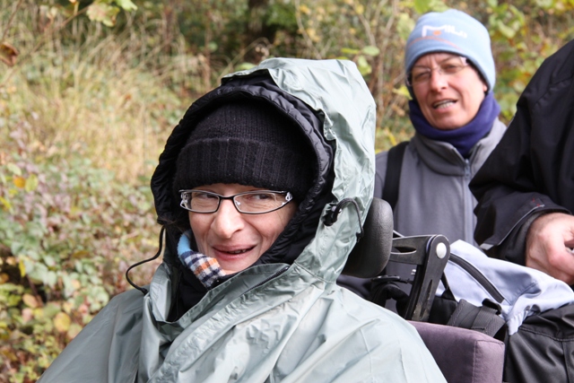 randonnée avec joëlettes, Torgny,  2011