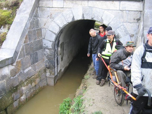 randonnée sportive avec joëlettes, Trooz, 2012