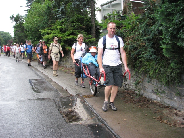 randonnée sportive avec joëlettes, Marche, 2012