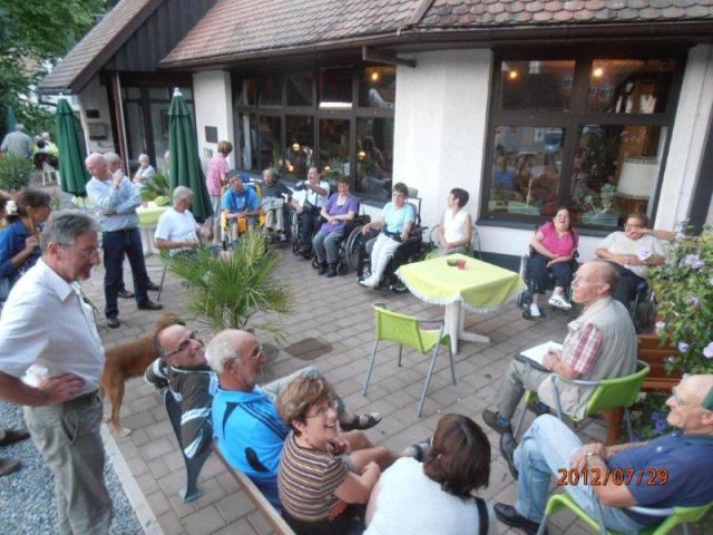 randonnée sportive avec joëlettes, Wolfach, 2012