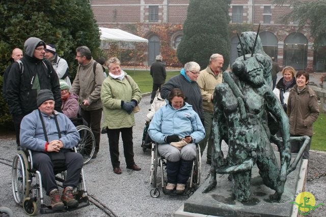 randonnée avec joëlettes, Jehay, 2012