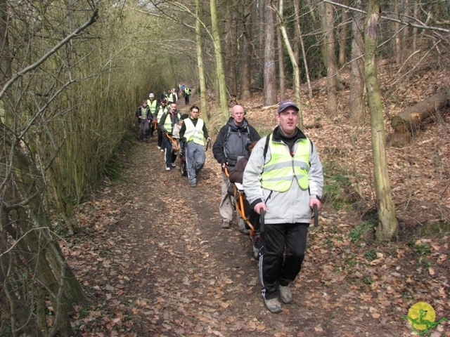 randonnée sportive avec joëlettes, Linkebeek, 2013