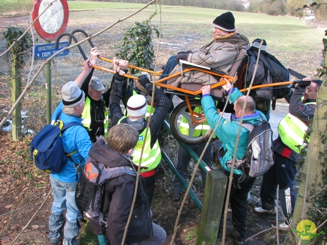 randonnée sportive avec joëlettes, Linkebeek, 2013