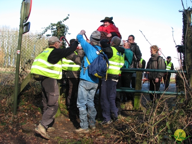 randonnée sportive avec joëlettes, Linkebeek, 2013