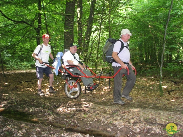 randonnée sportive avec joëlettes, Habay-la-Neuve, 2013