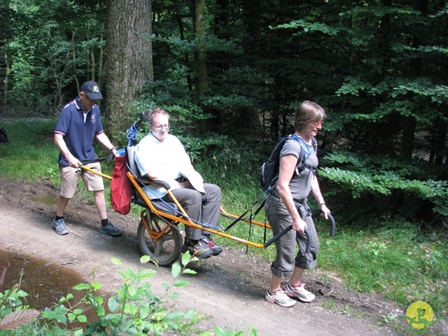 randonnée sportive avec joëlettes, Habay-la-Neuve, 2013
