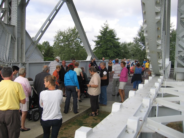 randonnée sportive avec joëlettes, Cabourg, 2013