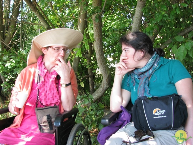 randonnée avec joëlettes, Cabourg, 2013