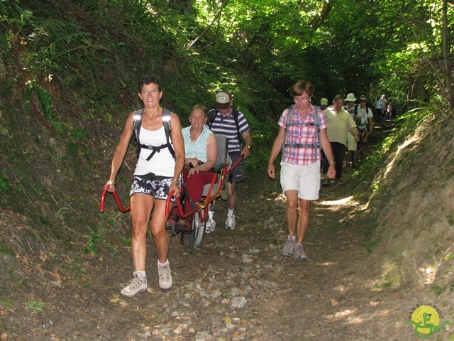 randonnée avec joëlettes, Cabourg, 2013