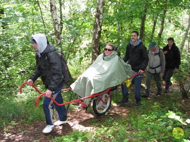 Tilff, 11 mai 2014 randonnée sportive avec joëlettes, Tilff, 2014