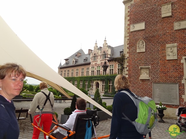 randonnée avec joëlettes,Gaasbeek, 2014
