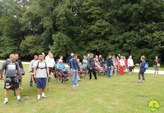 randonnée sportive avec joëlettes, Gaasbeek, 2014