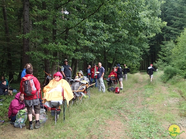 randonnée sportive avec joëlettes, Habay, 2014