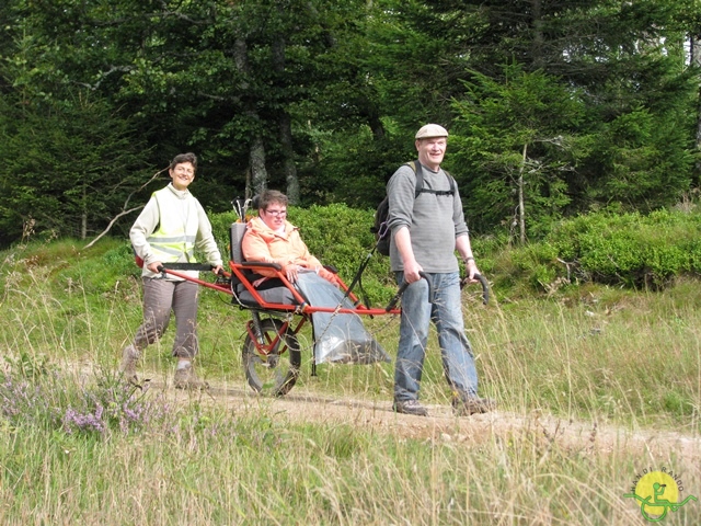 randonnée joëlettes, Vosges, 2014