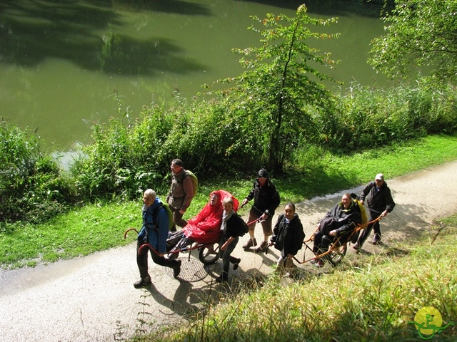 Randonnée joëlettes, La Hulpe, 2014