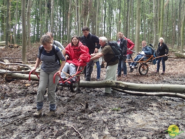 Randonnée joëlettes, La Hulpe, 2014