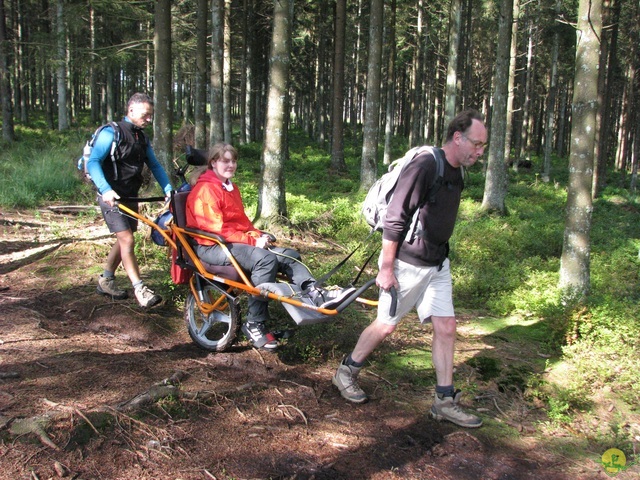 Randonnée joëlettes, Fagnes 2015