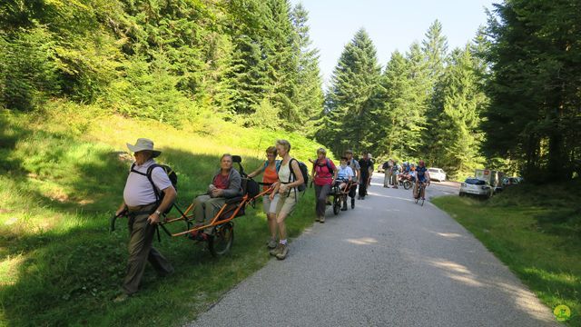 Randonnée joëlettes à Ramonchamp
