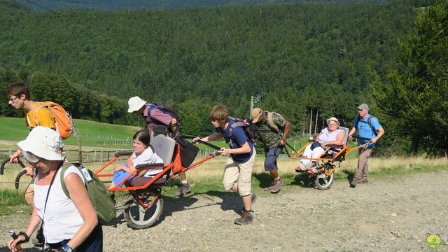 Randonnée joëlettes à Ramonchamp