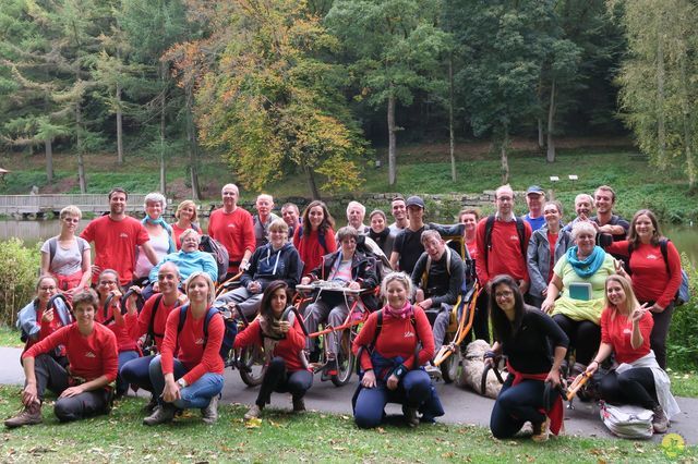 Randonnée joëlettes à Chevetogne