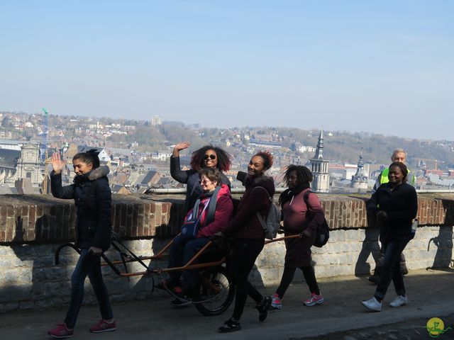 Randonnée joëlettes à Namur
