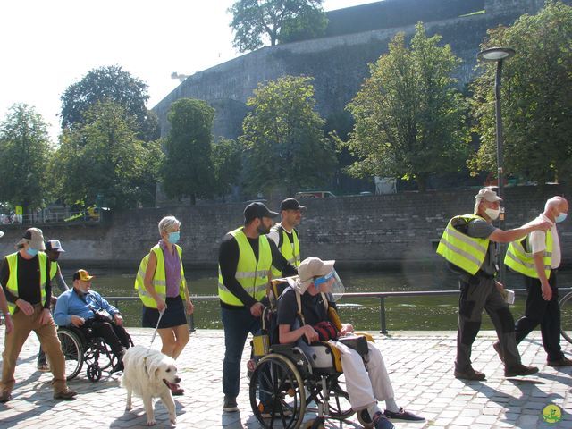 Randonnée joëlettes à Namur