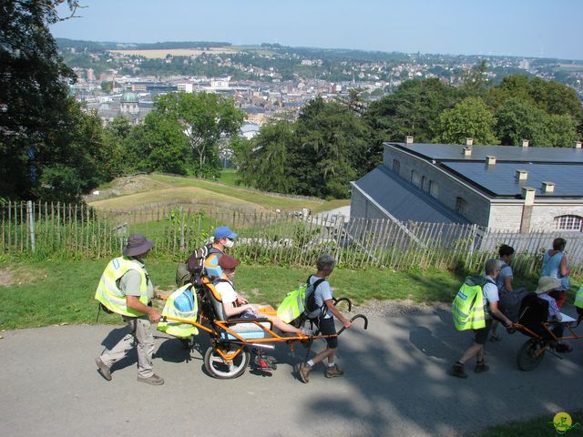 Randonnée joëlettes à Namur