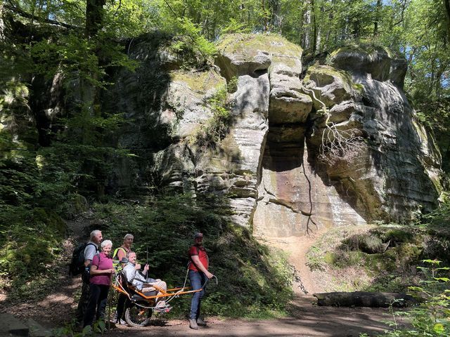 Randonnée joëlettes à Perekop