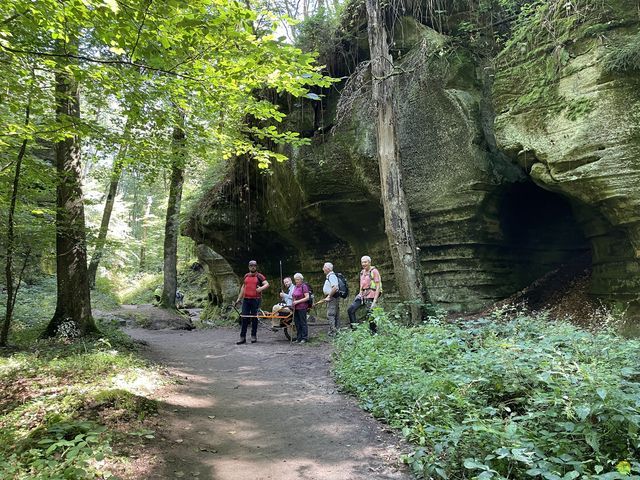 Randonnée joëlettes à Perekop