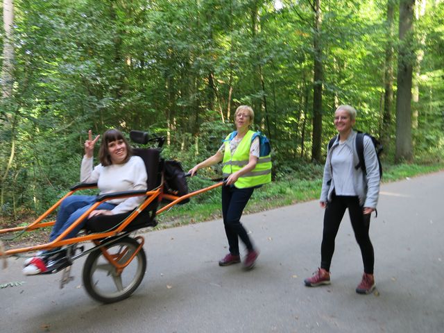 Randonnée joëlettes à Watermael